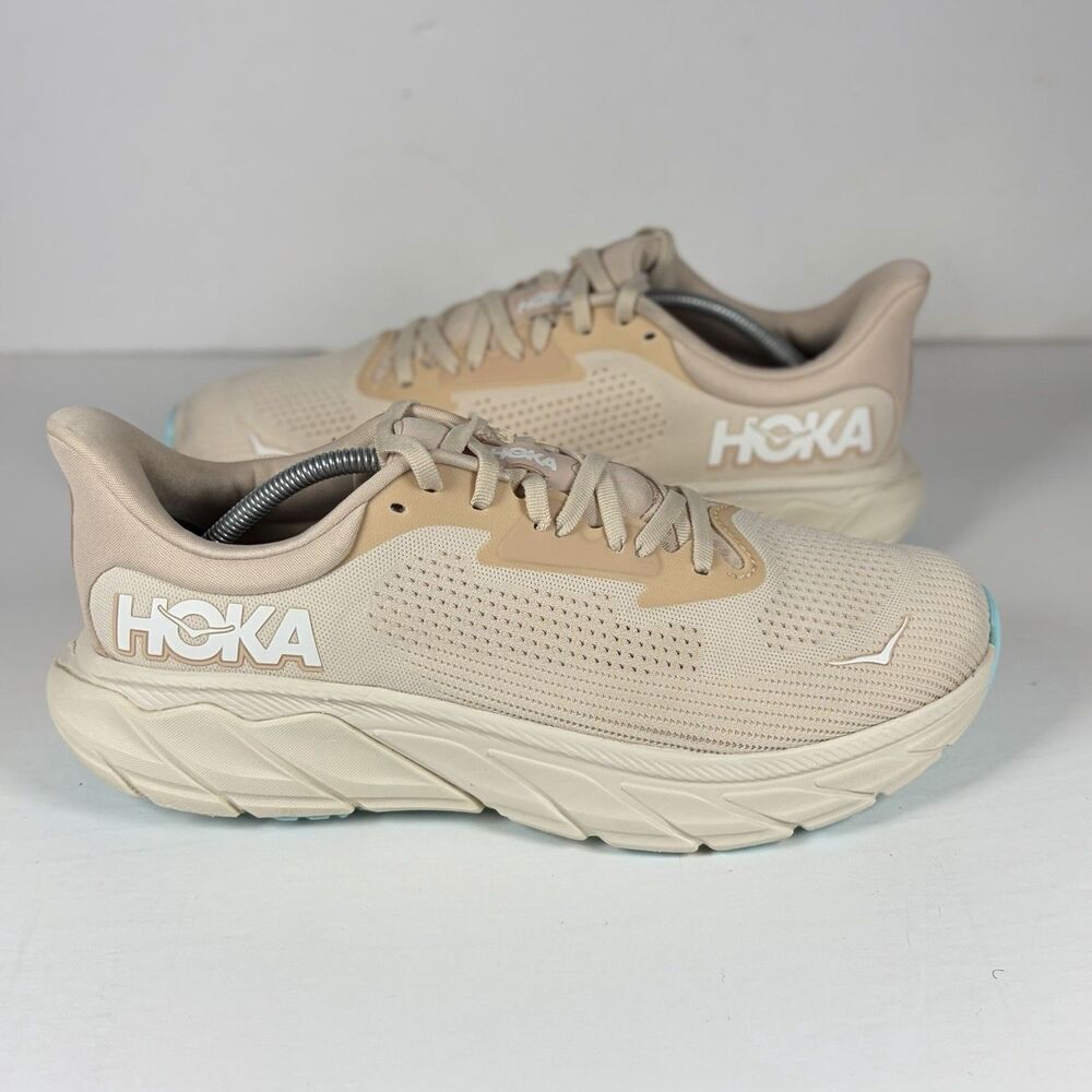Hoka One One Arahi 7 Vanilla Cream Sneakers Sz Women’s 10 D (1147851 VRM)